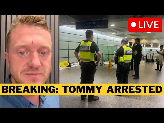 🚨 BREAKING: Tommy Robinson ARRESTED At Luton Airport