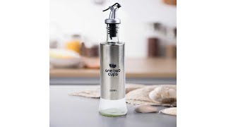 Pratinjau video produk One Two Cups Botol Minyak Olive Oil Bottle Leak-proof 300ml - KG57H