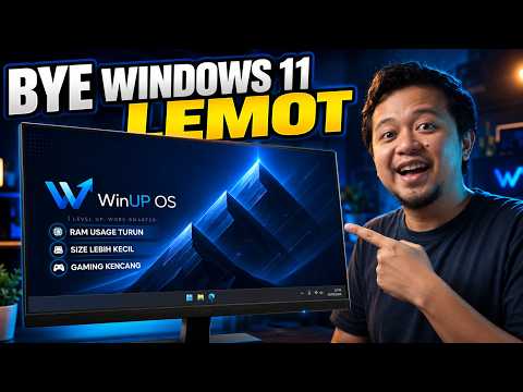 BYE BYE WINDOWS BERAT! Cara Ubah Windows Jadi RINGAN Dan KENCANG Pakai WinUP OS