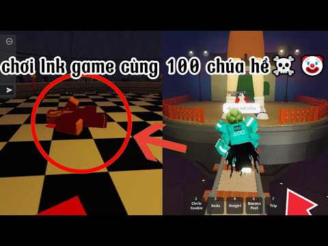 Ink game cùng 100 chúa hề🤡