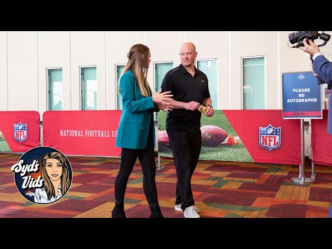 Behind the scenes at the 2022 NFL Combine | Syd's Vids video clip