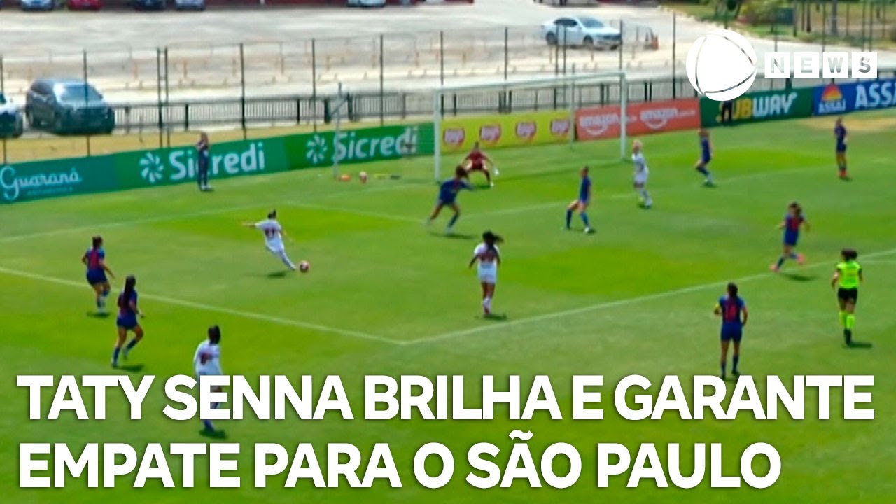 Lance de Energia   2309 Taty Senna brilha e garante empate para o São Paulo