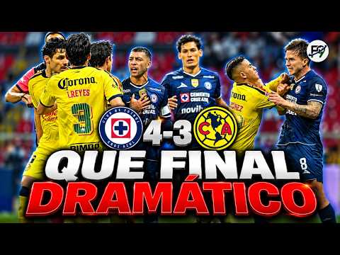 ESPECTÁCULO EN EL CLÁSICO JOVEN‼️😱 PICA, TENSIÓN Y MUCHOS <strong>GOLES</strong>⚽️🔥Análisis del Cruz Azul 4-3 América
