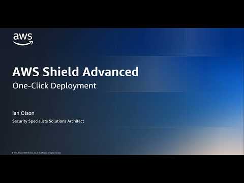One-Click deployment of AWS Shield Advanced | Amazon Web Services