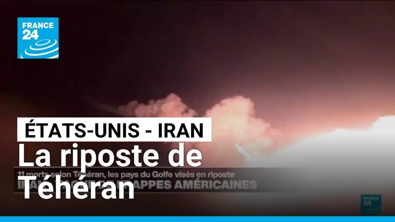 Frappes américaines contre l'Iran : Téhéran mène une vaste riposte dans la région • FRANCE 24