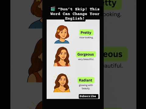 🎬 “Don’t Skip! This Word Can Change Your English!#englishlanguage #learnenglish