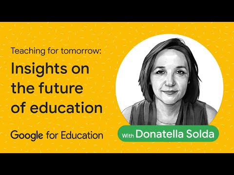 Teaching for tomorrow with Donatella Solda