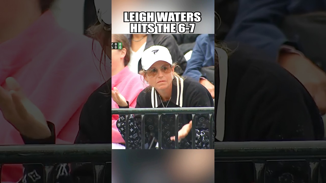 Leigh Waters hits the 6-7 🤷🏻♂️