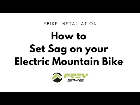 #emtb #emtblife  How to set Sag on your Electric Mountain Bike? | From Frey Bike