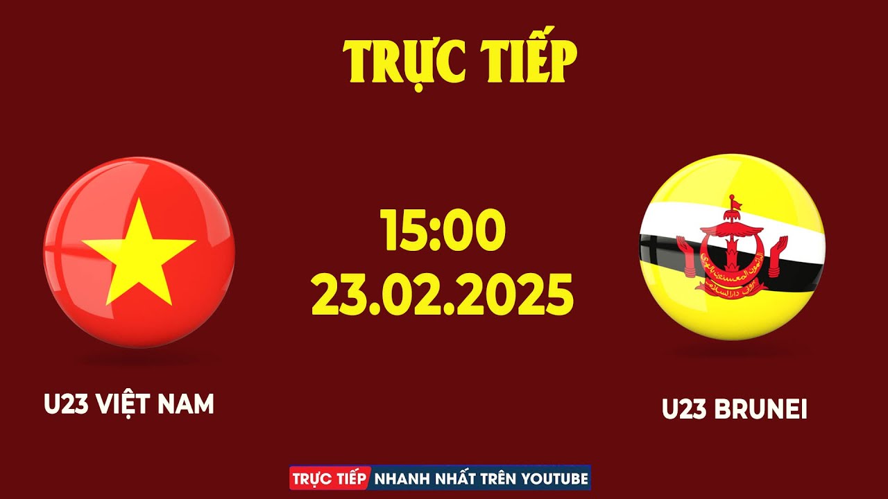 U23 Việt Nam vs U23 Brunei | Đối Thủ Khóc Thét Trước Sức Mạnh Việt Nam