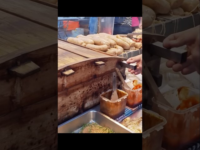 Special Peanut Powder Blood Rice Cake/夠味！花生粉豬血糕-台灣街頭美食合集/夜市美食 #streetfood #taiwanesefood