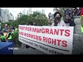 People march in Chicago against Trumps threats to send federal agents  - 01:11 min - News - Video