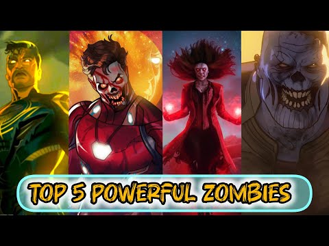 Top 5 powerful zombies heros || venky || #marvel #marvelzombies #didyouknow