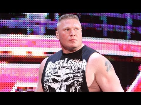 Brock Lesnar revient à la WWE le 2 avril 2012