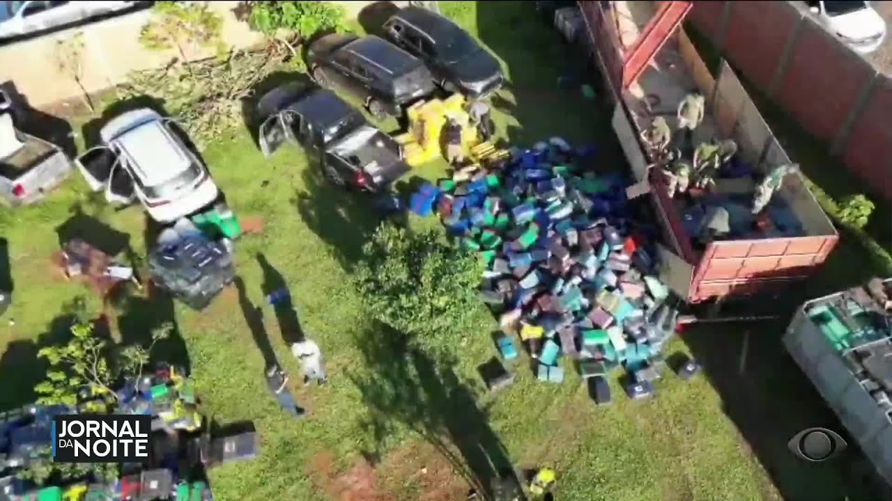 Polícia do Paraguai intercepta comboio com 50 toneladas de maconha