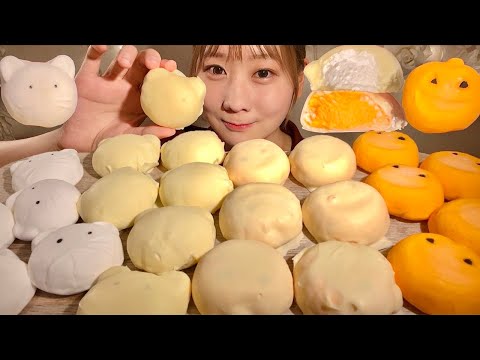 ASMR Crispy White Chocolate Marshmallow 【Mukbang/ Eating Sounds】【English subtitles】