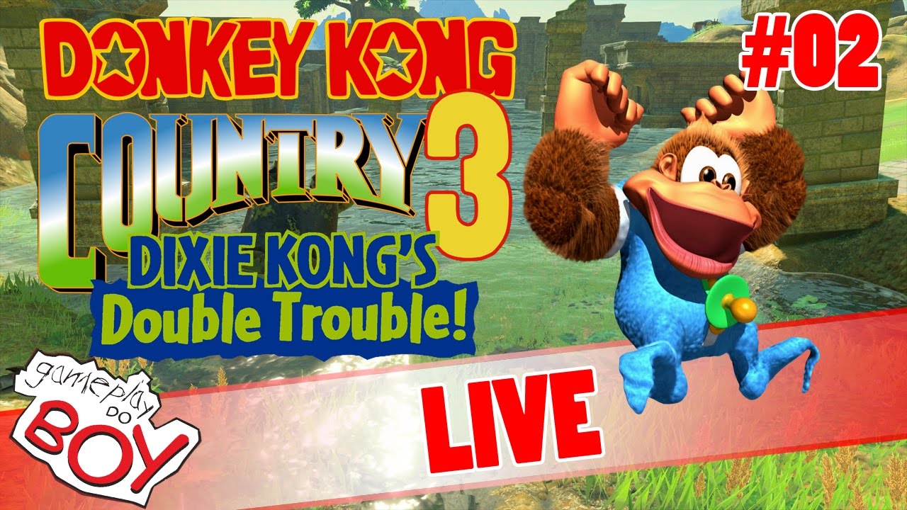LIVE Donkey Kong 3 - Parte 02 - Gameplay do Boy