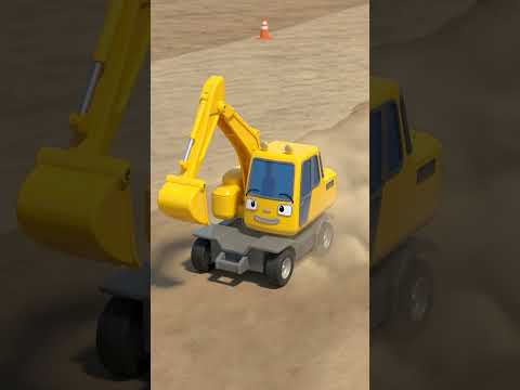 Strong Heavy Vehicles at the Construction Site! #tayo #forkids