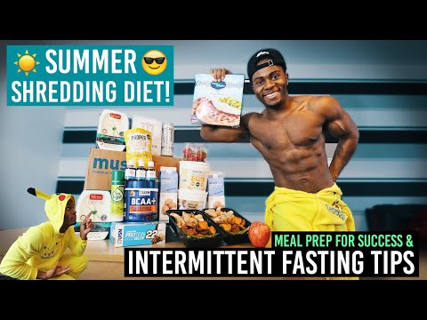 Intermittent Fasting For Summer Shredz | Full Day of Eating inc. Macros