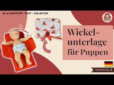 DIY Wickelunterlage für 38 cm Puppen nähen | Mico Kollektion #9.1 | Sami Dolls Tutorials