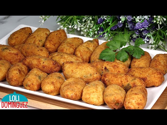 CROQUETAS CREMOSAS DE CALABACÍN Y ATÚN, fáciles y deliciosas. A quién no le gusta las croquetas