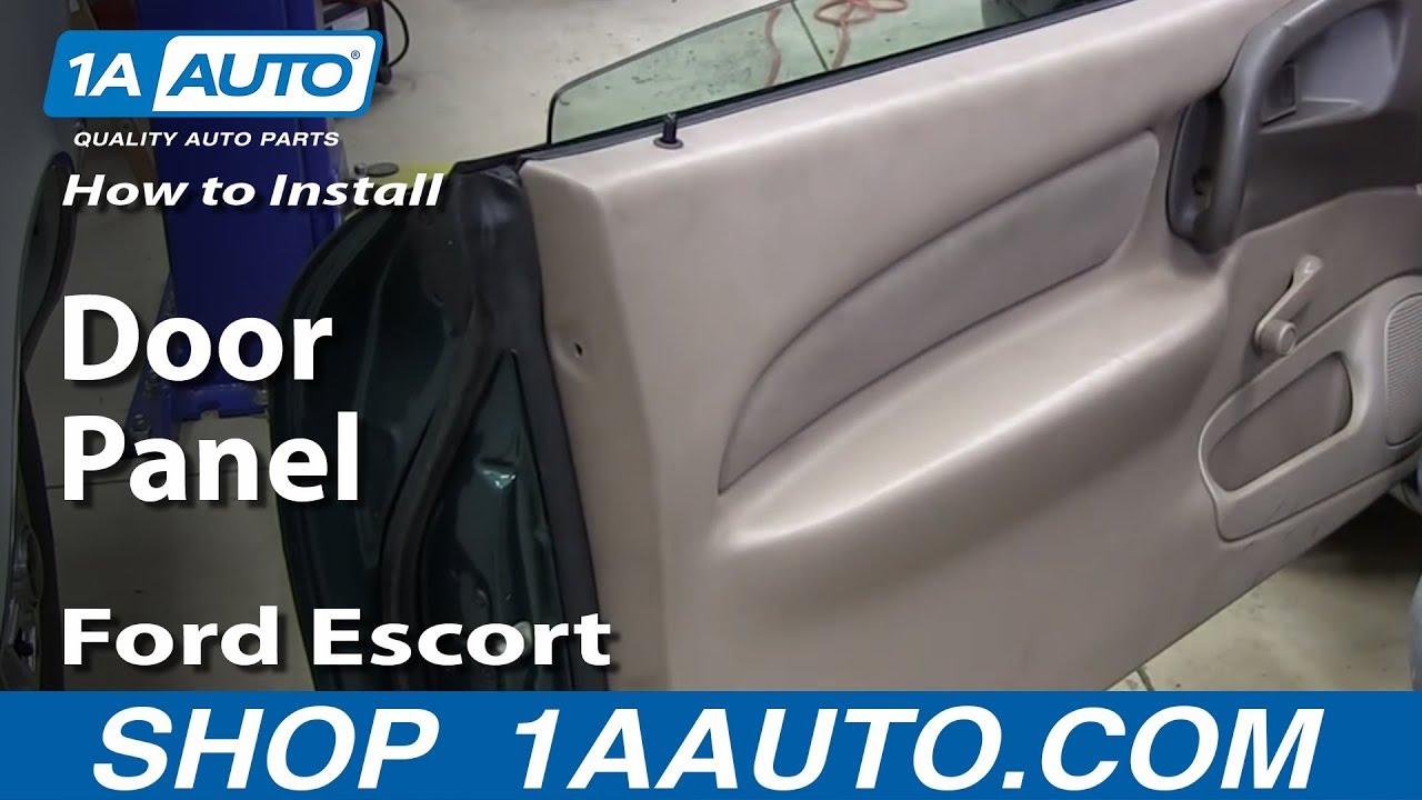 How to remove a ford escort door panel #4