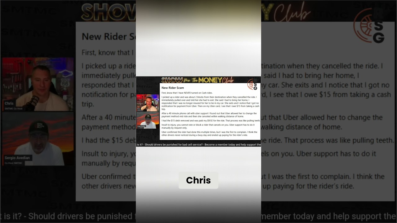 Rider Canceled MID RIDE: Driver