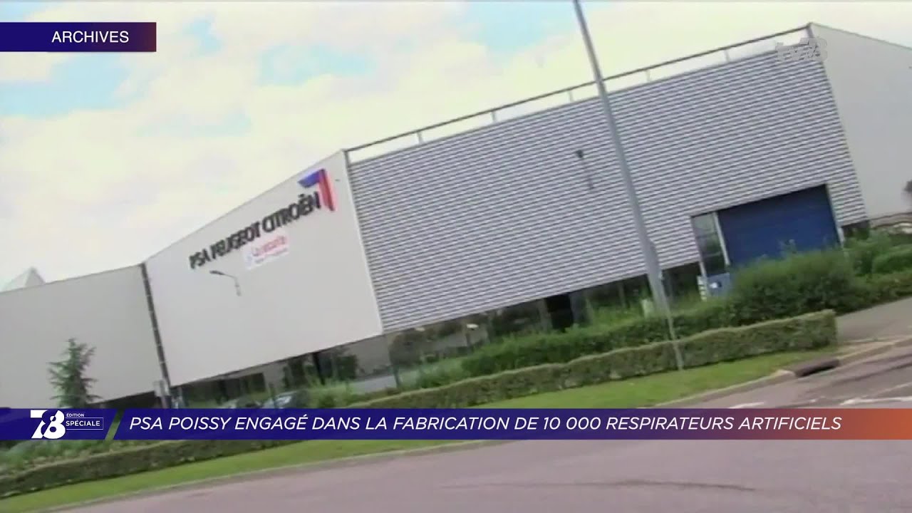 Yvelines | PSA Poissy engagé dans la fabrication de 10.000 respirateurs artificiels