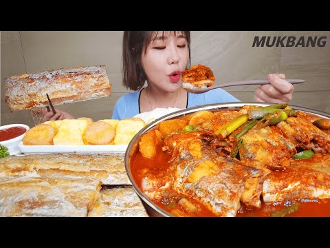 SUB) 오동통 대왕갈치구이 갈치조림🌶 먹방 Grilled chubby Cutlassfish Spicy braised Hairtail REAL SOUND ASMR MUKBANG