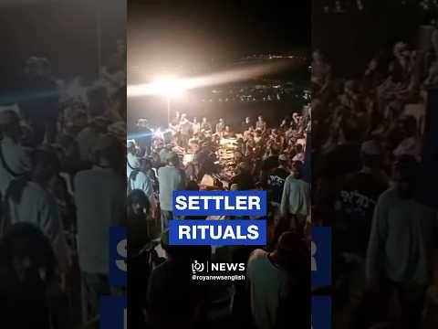 ‘Israeli’ settlers perform rituals <strong>at</strong> “Al-Uzair” shrine <strong>south</strong> of Nablus