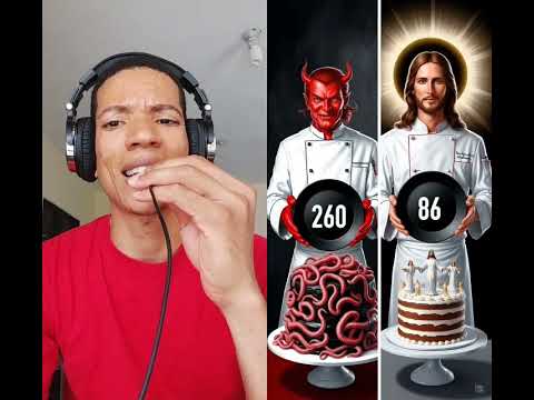batalla del pastel Jesús y Satanás A quién eliges ❤️🙏