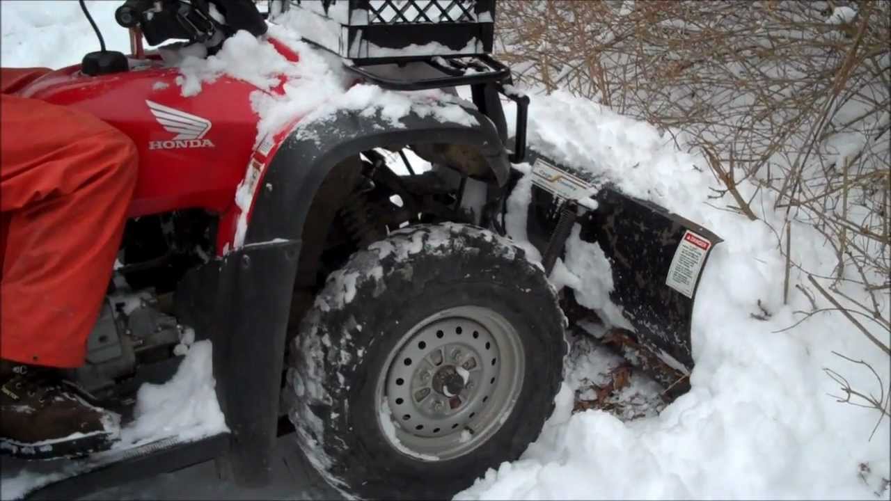 2012 Honda rancher snow plow