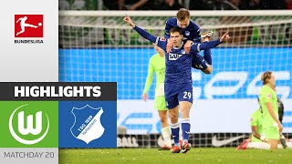 German Top Talent Scores Again | Wolfsburg — Hoffenheim 2-2 | Highlights | MD 20 – Bundesliga 23/24