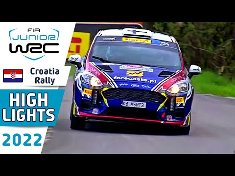 WRC Rally Highlights : Croatia Rally 2022 : Junior WRC Day 2