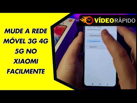 MUDE A REDE MÓVEL 3G 4G 5G NO XIAOMI FACILMENTE