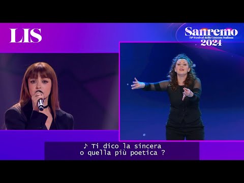 LIS Sanremo 2024 - Annalisa canta 'Sinceramente'