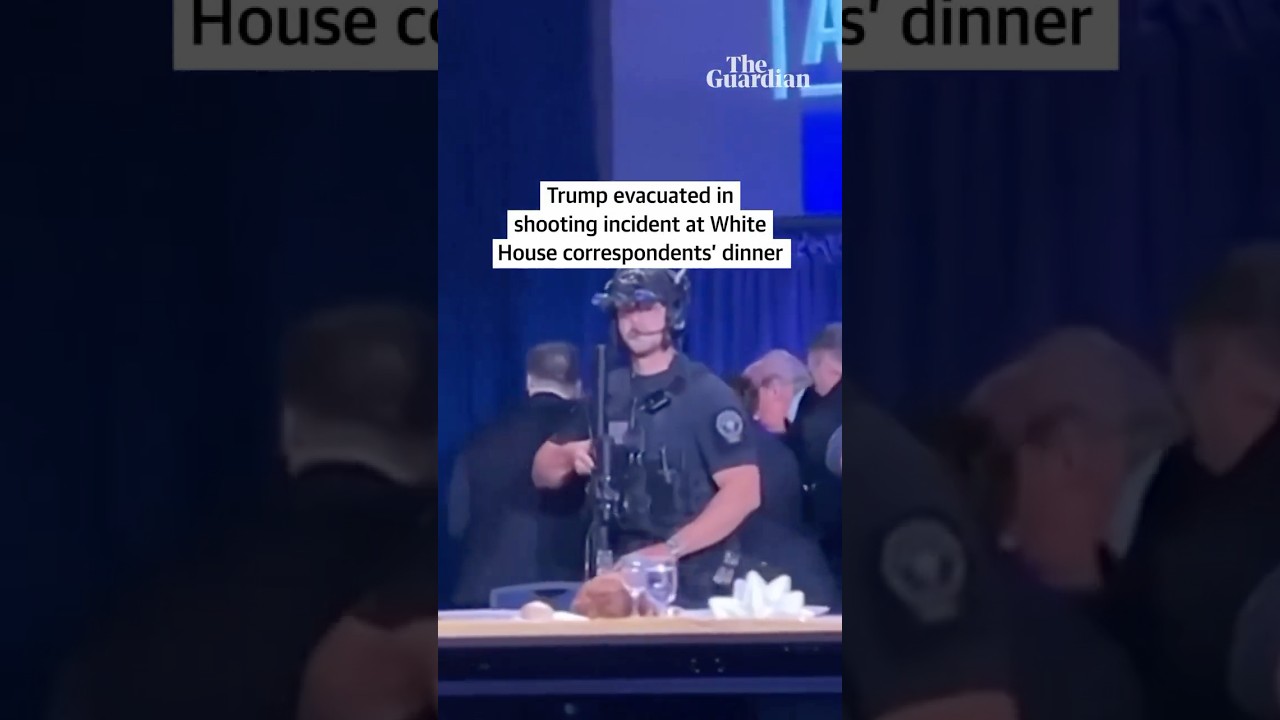 Trump evacuated in shooting incident at White House correspondents' dinner