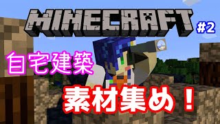 【Minecraft】自宅建築の素材集めと探検！【岡崎つかさ/Virtual鍼灸師】