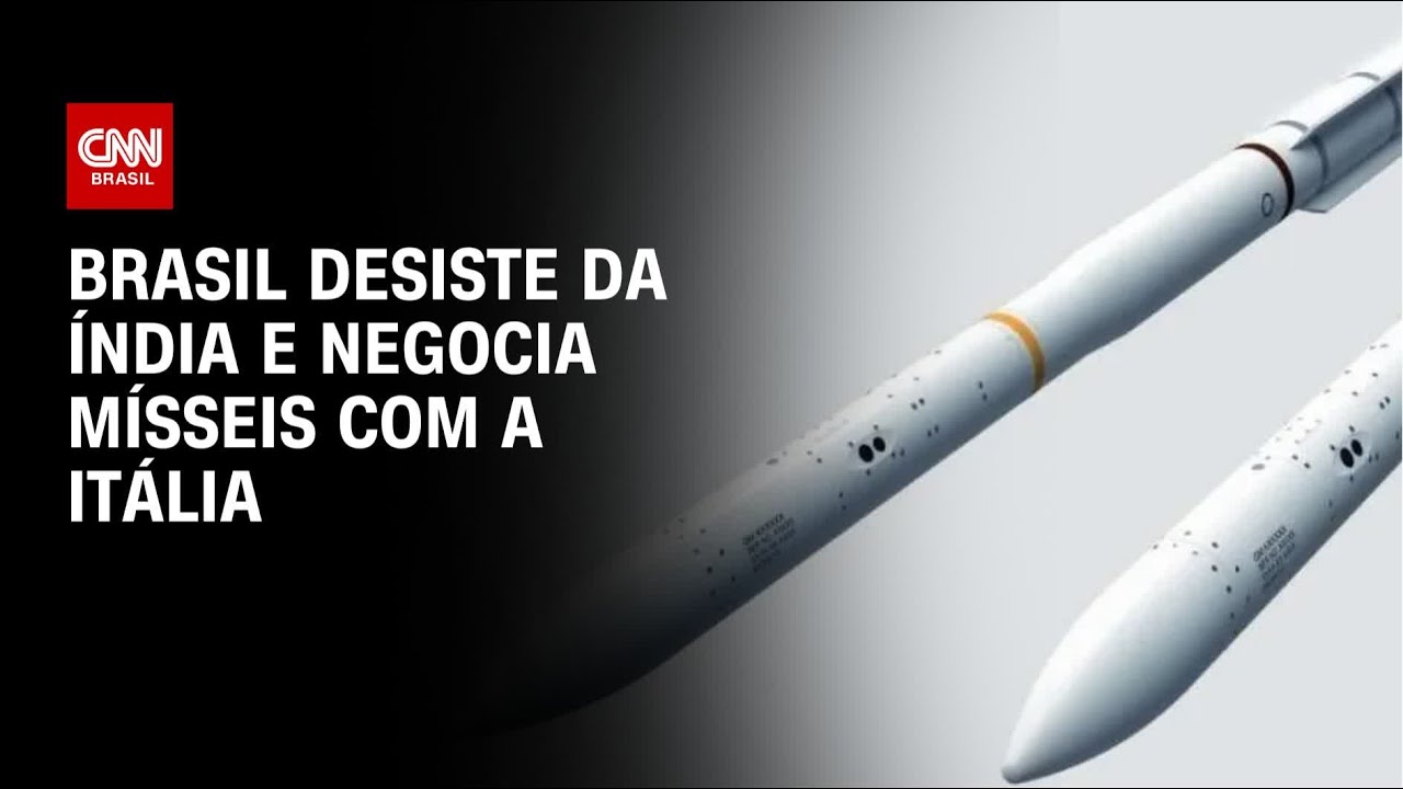 Brasil desiste da Índia e negocia compra bilionária de mísseis com a Itália | LIVE CNN