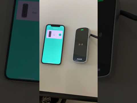 M3 Pro BT-WIFI Anviz test di timbratura con App CrossChex e smartphone
