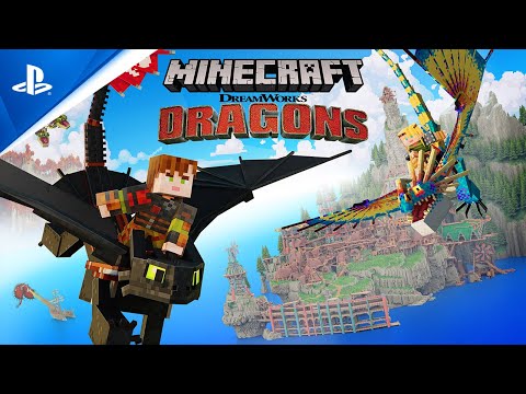 Minecraft - Dreamworks Dragons DLC Available Now | PS4