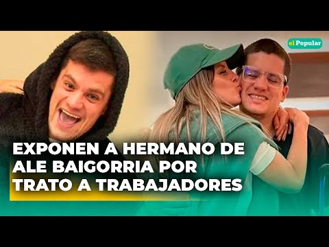 Exponen al hermano de ALE BAIGORRIA 😱 Así TRATA a sus trabajadores #elpopular