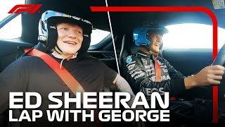 IN FULL: George Russell Takes Ed Sheeran For A Miami Hot Lap! | F1 Pirelli Hot Laps