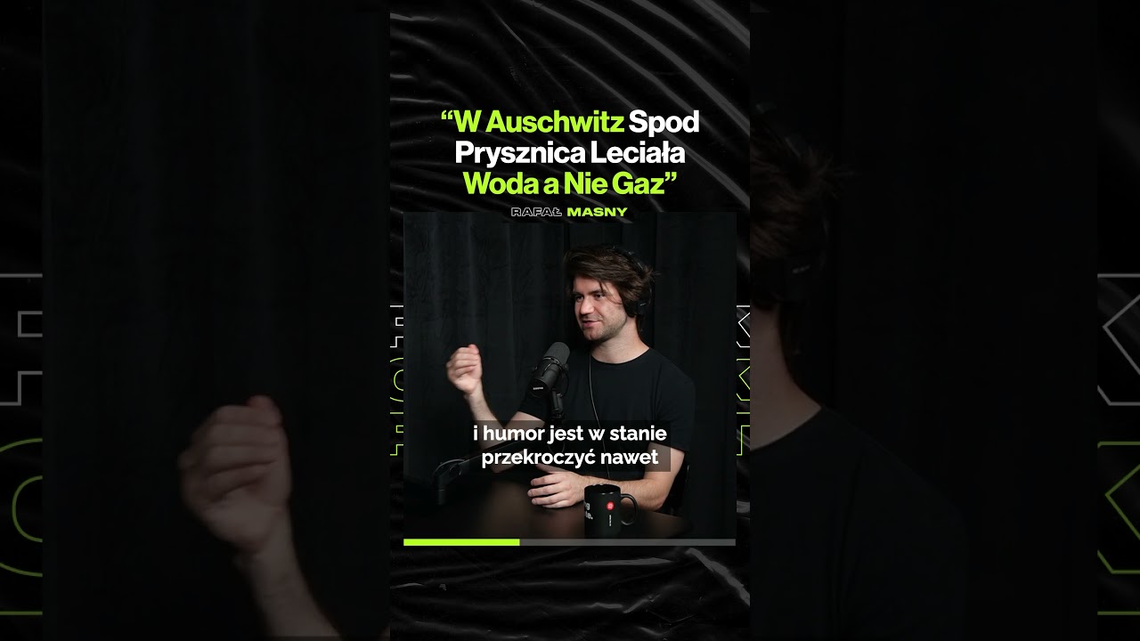 "W Auschwitz Spod Prysznica Leciała Woda a Nie Gaz" – ft. Rafał Masny @RMasny