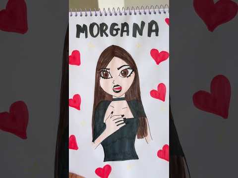 DESENHEI A MORGANA *namorada da Dark Weeb