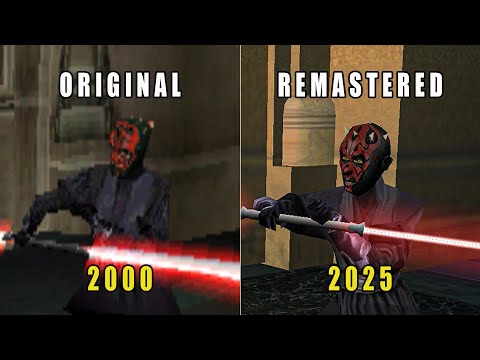 ALL Bosses Comparison - Star Wars Episode 1 Remastered vs Original