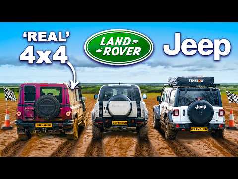 Off-Road Showdown: Grenadier Dominates Jeep Wrangler and Land Rover Defender