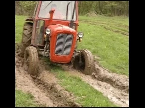 Traktor zaglavio  , traktor u blatu , izvlacenje vitlom IMT 539 5 video