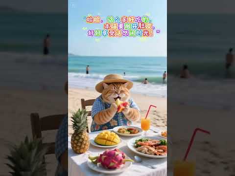 猫の動画サムネイル - 橘总的梦幻之旅#shorts #youtubeshorts #viralshorts #funny #ai #cat #猫
