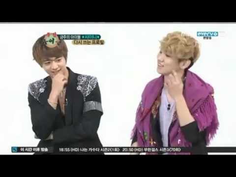 SHINee's Key Aegyo when he's hungry! @ Weekly Idol
